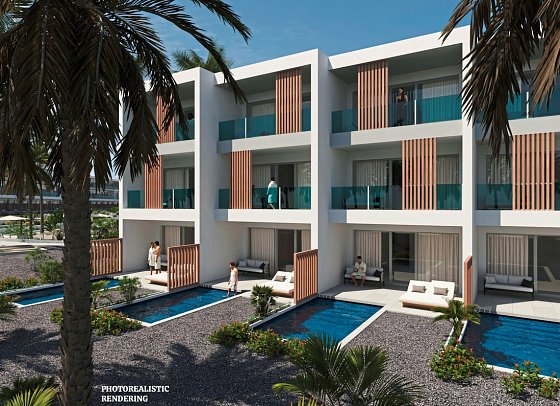 Elba Corralejo Resort & Spa - Wohnbeispiel Juniorsuite mit Privatpool (Zimmercodierungen JI2 & JMR)