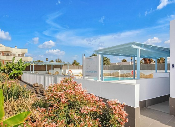 LIVVO Mar Azul - Wohnbeispiel Appartements 1 Schlafzimmer Poolblick (Zimmercodierung ABP)
