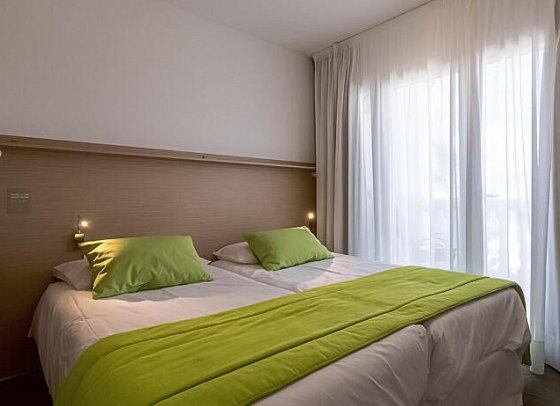 LIVVO Galera Beach - Wohnbeispiel Appartements 2 Schlafzimmer Meerblick (Zimmercodierung OBM)