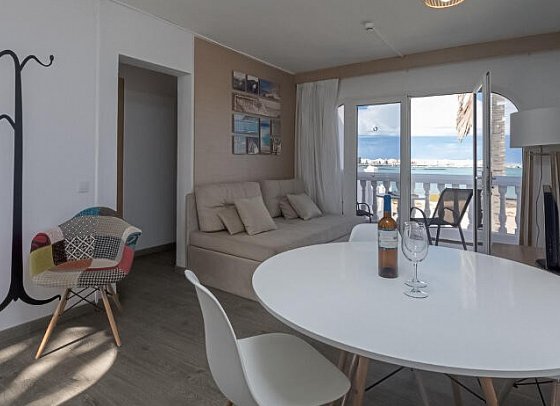LIVVO Galera Beach - Wohnbeispiel Appartements 2 Schlafzimmer Meerblick (Zimmercodierung OBM)