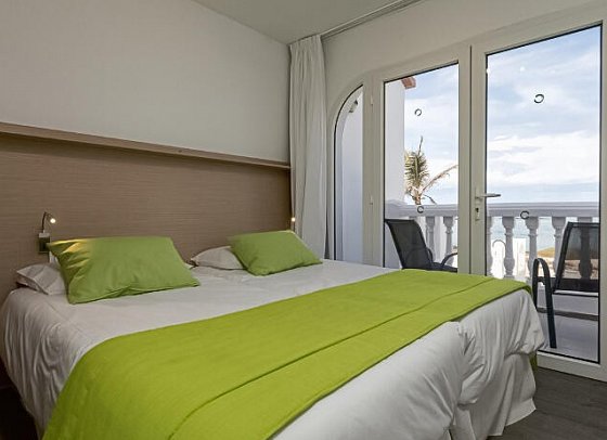 LIVVO Galera Beach - Wohnbeispiel Appartements 1 Schlafzimmer Meerblick (Zimmercodierung ABM)