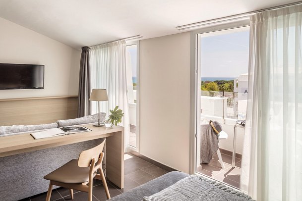 AQUA Hotel Aquamarina & Spa - Wohnbeispiel Juniorsuite Premium (Zimmercodierung JM1)