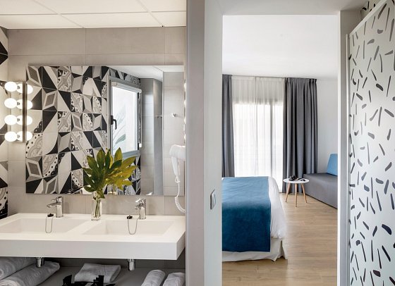 AQUA Hotel Onabrava & Spa - Wohnbeispiel Juniorsuite (Zimmercodierung JB1)