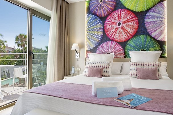 Sumus Hotel Stella & Spa - Wohnbeispiel Doppelzimmer Superior Poolblick (Zimmercodierung DSP)