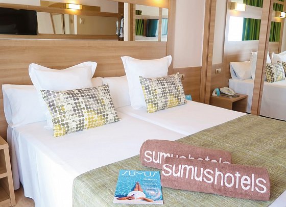 Sumus Hotel Stella & Spa - Wohnbeispiel Doppelzimmer Stadtblick (Zimmercodierung DG1)