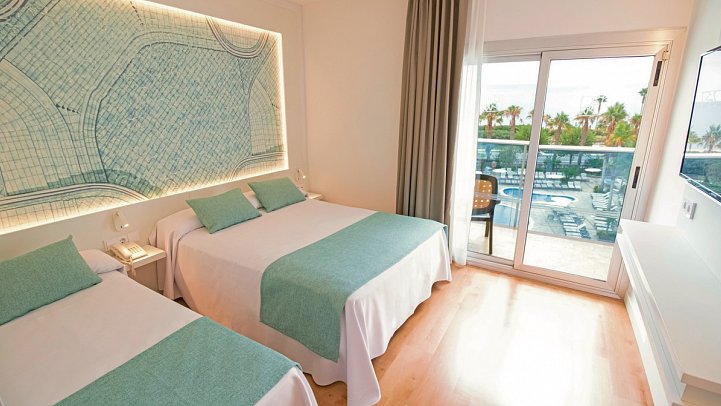 Golden Taurus Aquapark Resort - Wohnbeispiel Doppelzimmer Poolblick (Zimmercodierung DBP)