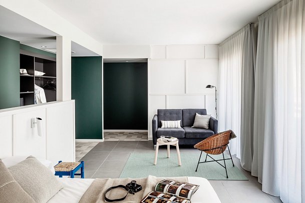 AQUA Hotel Bertran Park - Wohnbeispiel Juniorsuite Premium (Zimmercodierung JM1)