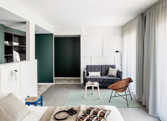 AQUA Hotel Bertran Park - Wohnbeispiel Juniorsuite Premium (Zimmercodierung JM1)