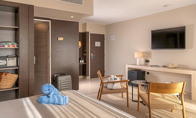 AQUA Hotel The Breeze - Wohnbeispiel Juniorsuite (Zimmercodierungen JB1 & JB2)