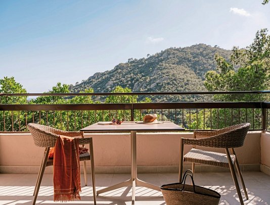 Zel Costa Brava - Wohnbeispiel Casa Zel Suite Gartenblick (Zimmercodierungen WB1 & WB2)