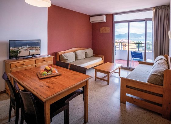 Aparthotel Xon's Platja - Wohnbeispiel Appartement (Zimmercodierungen AB1 & OB1)