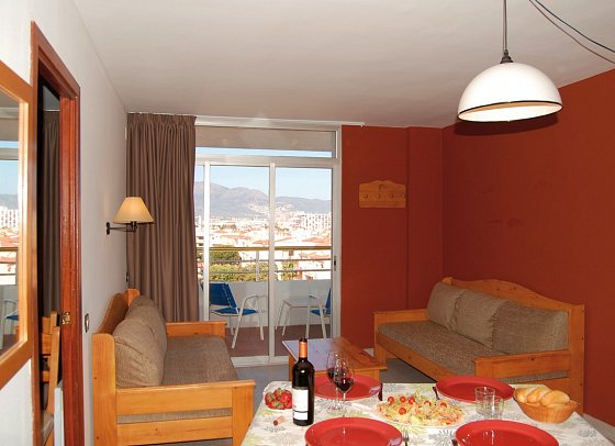 Aparthotel Xon's Platja - Wohnbeispiel Appartement 1 Schlafzimmer (Zimmercodierung AB1)