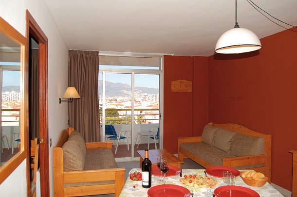Aparthotel Xon's Platja - Wohnbeispiel Appartement 1 Schlafzimmer (Zimmercodierung AB1)