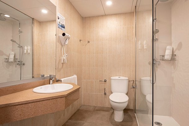 htop Amatista - Badbeispiel Doppelzimmer (Zimmercodierungen DB1, TB1, DBP & T1P)