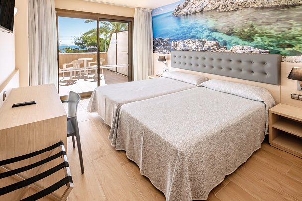 Tropic Park - Wohnbeispiel Doppelzimmer (Zimmercodierungen DB1 & DP1)