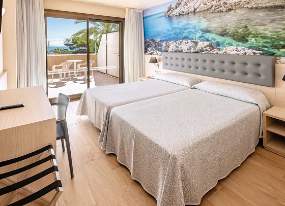 Tropic Park - Wohnbeispiel Doppelzimmer (Zimmercodierungen DB1 & DP1)