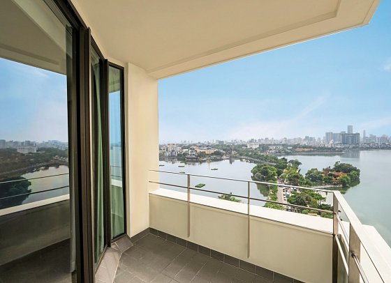 Pan Pacific Hanoi - Wohnbeispiel Studio Balcony Suite (Zimmercodierung WB2)