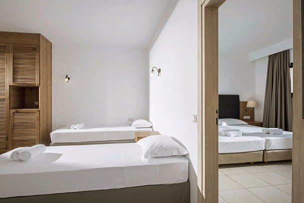 Gouves Water Park Holiday Resort - Wohnbeispiel Familienzimmer (Zimmercodierung FB1)