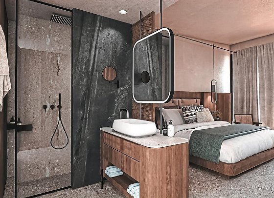 ananea Pnoe - Wohnbeispiel Deluxe Suite Privatpool (Zimmercodierung WDR)