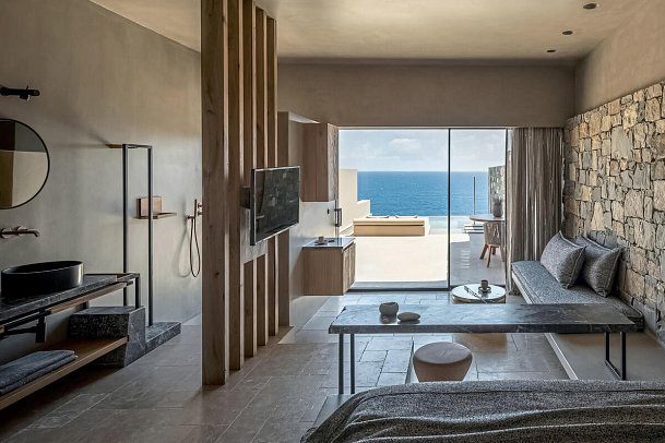 Acro Suites - A Wellbeing Resort - Wohnbeispiel Suite Meerblick Privat Infinitypool (Zimmercodierung W2M)