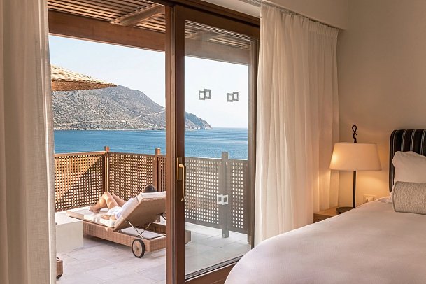 Phãea Blue, Elounda, Crete - Wohnbeispiel Deluxe Suite Meerblick (Zimmercodierung WD1)