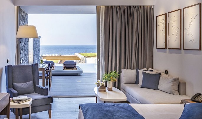 Nana Princess Suites, Villas & Spa - Wohnbeispiel Juniorsuite Deluxe Meerblick Privat Pool