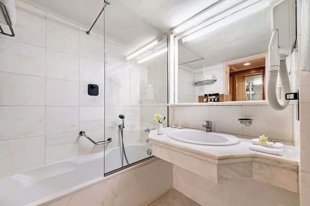 Aquila Rithymna Beach - Wohnbeispiel Doppelzimmer (Zimmercodierungen DBG & DBM)