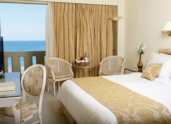Aquila Rithymna Beach - Wohnbeispiel Doppelzimmer Meerblick (Zimmercodierung DBM)