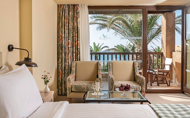 Aquila Rithymna Beach - Wohnbeispiel Familienzimmer Meerblick (Zimmercodierung FBM)