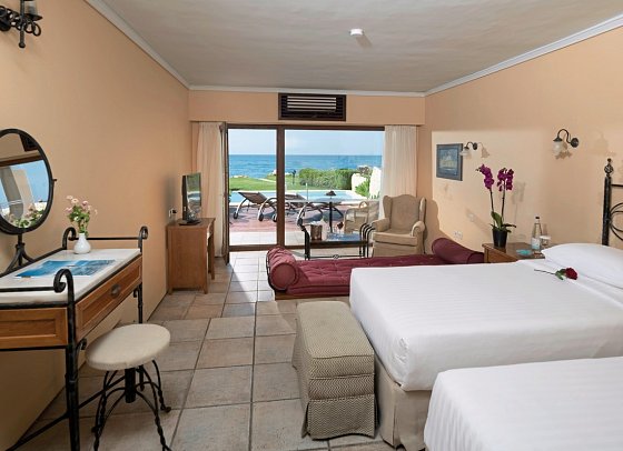 Aquila Rithymna Beach - Wohnbeispiel Bungalow Meerblick Privatpool (Zimmercodierung BBR)