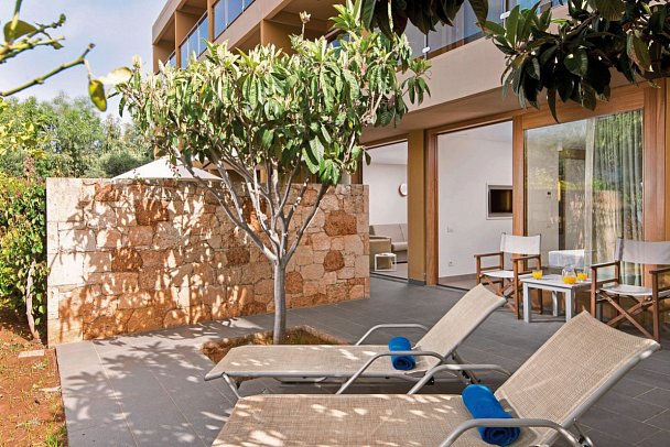 Kernos Beach - Wohnbeispiel Suite Superior Gartenblick (Zimmercodierung WSG)