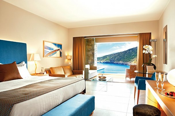 Daios Cove - Wohnbeispiel Doppelzimmer Deluxe Meerblick Individual Pool (Zimmercodierung DD1)