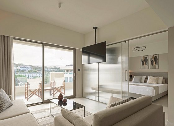 Creta Star - Wohnbeispiel Juniorsuite Gartenblick (Zimmercodierung JBG)