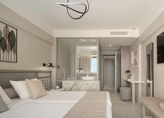 Creta Star - Wohnbeispiel Doppelzimmer Superior Meerblick Obere Etage (Zimmercodierung DS1)
