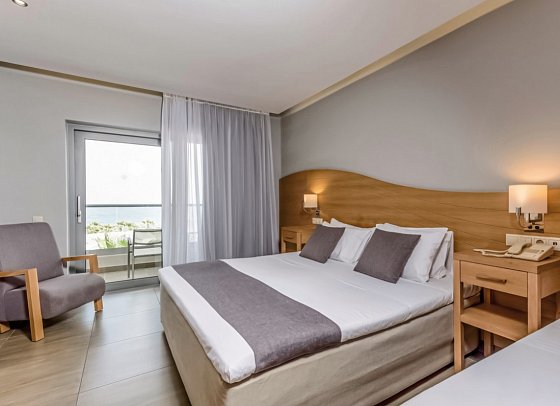 Lyttos Beach - Wohnbeispiel Doppelzimmer Meerblick (Zimmercodierung DBM)