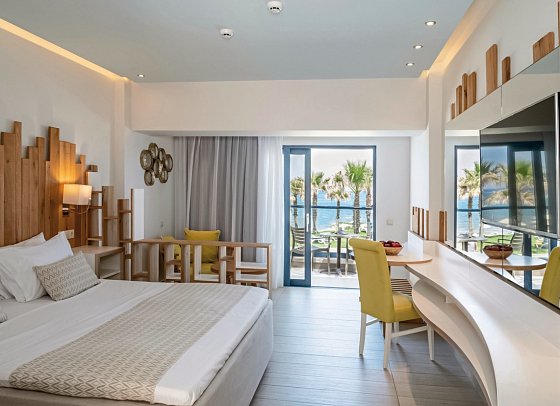 Lyttos Beach - Wohnbeispiel Juniorsuite Meeresfront erste Etage (Zimmercodierung J9O)