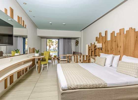 Lyttos Beach - Wohnbeispiel Juniorsuite Meeresfront erste Etage (Zimmercodierung J9O)