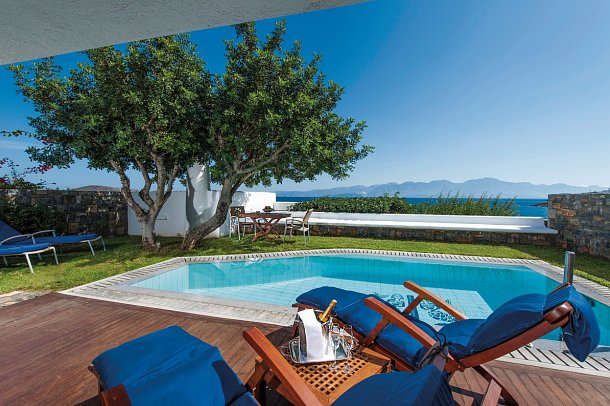 Elounda Beach Hotel & Villas - Wohnbeispiel Meerblick-Bungalow Privatpool