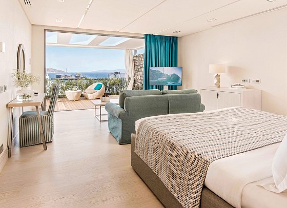 Elounda Beach Hotel & Villas - Wohnbeispiel Suite Deluxe Meerblick (Zimmercodierung WDM)