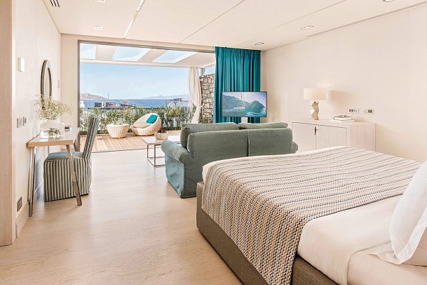 Elounda Beach Hotel & Villas - Wohnbeispiel Suite Deluxe Meerblick (Zimmercodierung WDM)