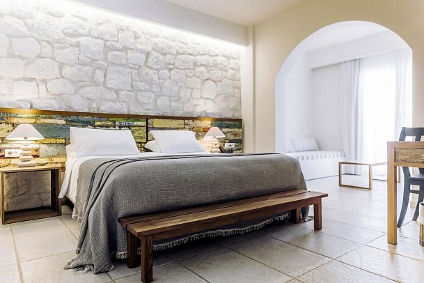 Ostria Resort & Spa - Wohnbeispiel Doppelzimmer Superior Gartenblick (Zimmercodierung DSG)