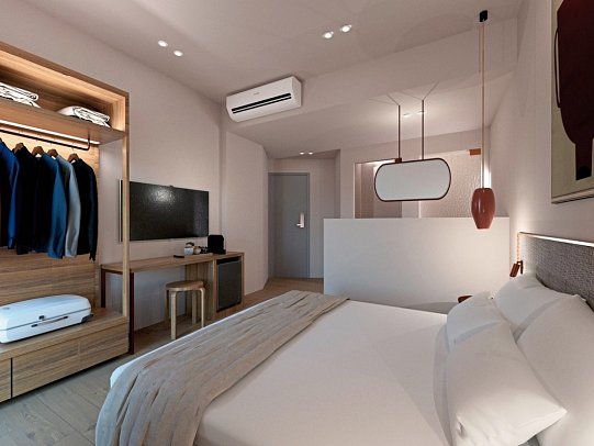 Zeus Hotels Neptuno Beach - Wohnbeispiel Doppelzimmer Premium (Zimmercodierung DM1)