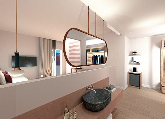 Zeus Hotels Neptuno Beach - Wohnbeispiel Juniorsuite (Zimmercodierung JB1)