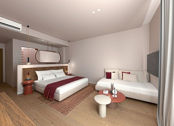 Zeus Hotels Neptuno Beach - Wohnbeispiel Juniorsuite (Zimmercodierung JB1)