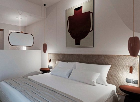 Zeus Hotels Neptuno Beach - Wohnbeispiel Suite (Zimmercodierung WB1)