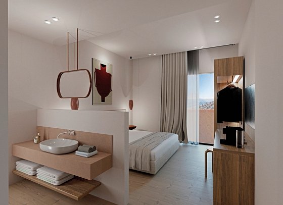 Zeus Hotels Neptuno Beach - Wohnbeispiel Doppelzimmer Premium (Zimmercodierung DM1)