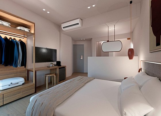 Zeus Hotels Neptuno Beach - Wohnbeispiel Doppelzimmer Premium (Zimmercodierung DM1)