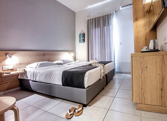 Zeus Hotels Neptuno Beach - Wohnbeispiel Doppelzimmer Superior seitl. Meerblick (Zimmercodierung DSN)