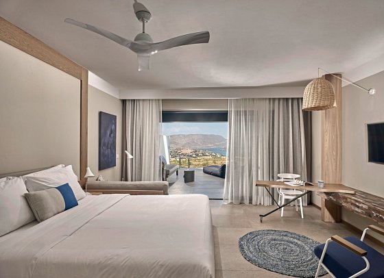 Domes Aulus Elounda, Curio Collection by Hilton - Wohnbeispiel Suite Meerblick Sapphire Zen Gemeinschaftspool (Zimmercodierung W2M)