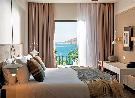 Domes Aulus Elounda, Curio Collection by Hilton - Wohnbeispiel Doppelzimmer Meerblick Sapphire Nest (Zimmercodierung D1M)